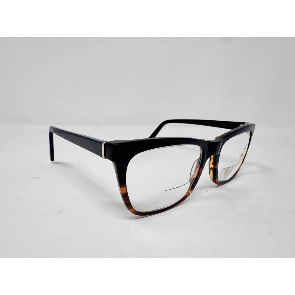Christian Siriano Anna Square Eyeglass Frames Only Black Tortoise 54-19-140